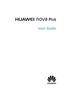 Huawei Nova Plus manual. Camera Instructions.